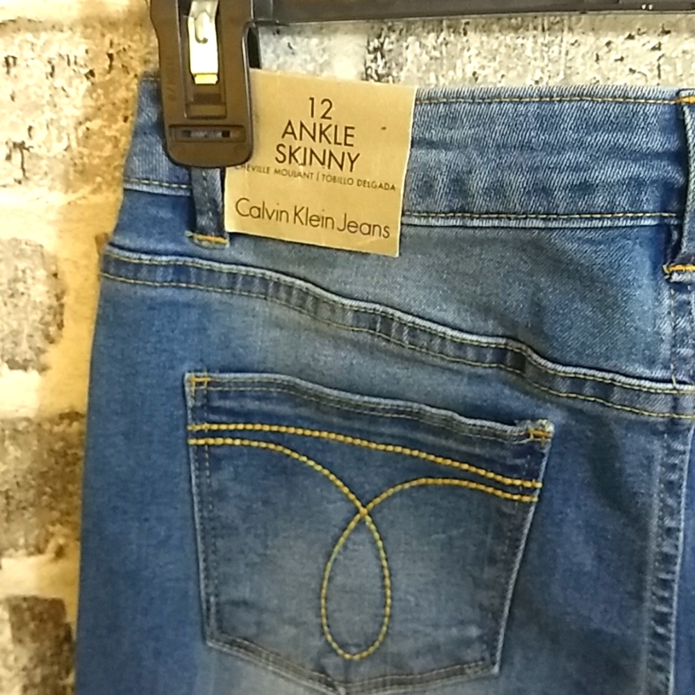🆕Calvin Klein Ankle Skinny jeans, sz 12. - Picture 4 of 7